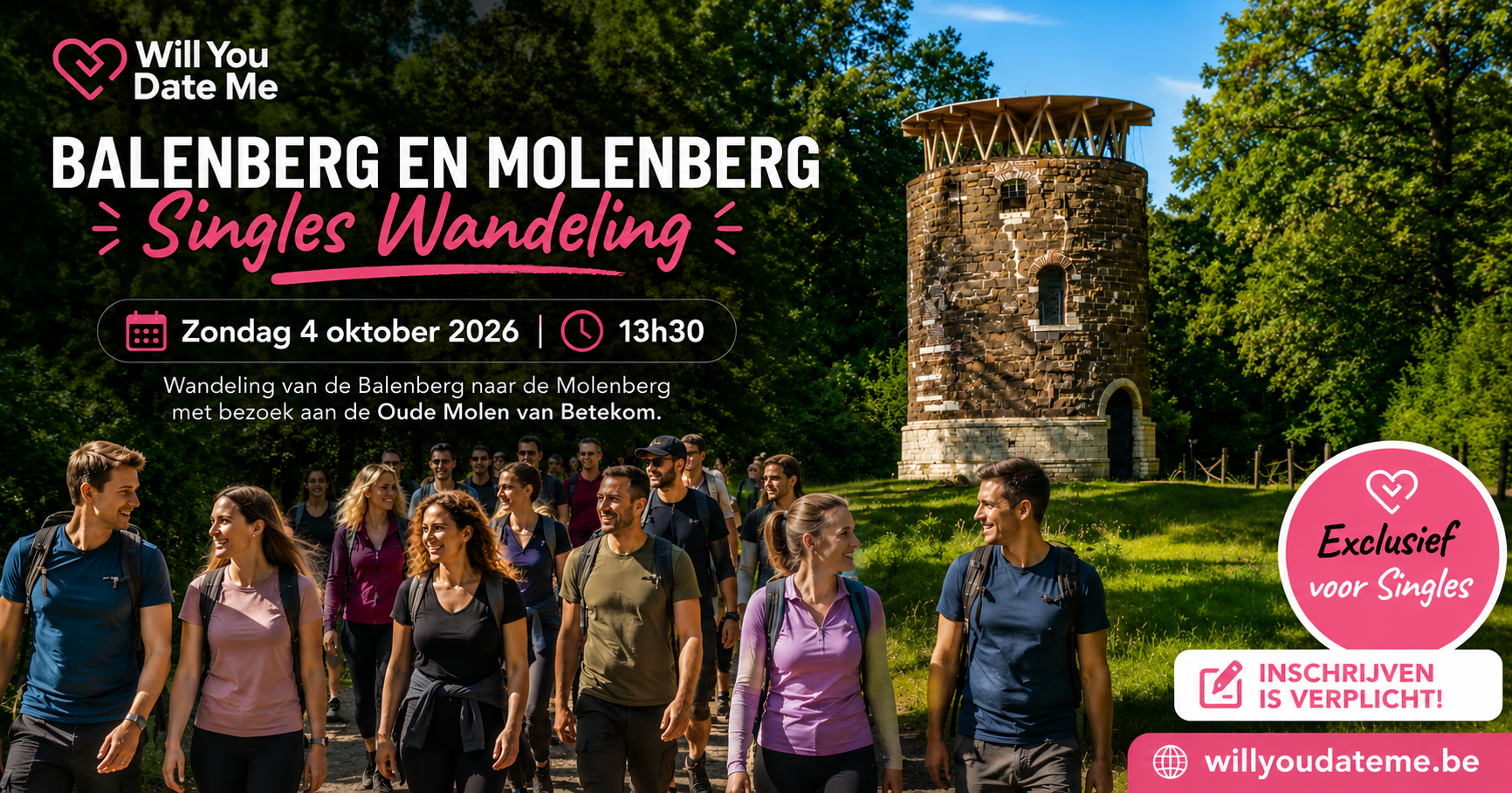 Balenberg en Molenberg Singles Wandeling (4 oktober 2026)