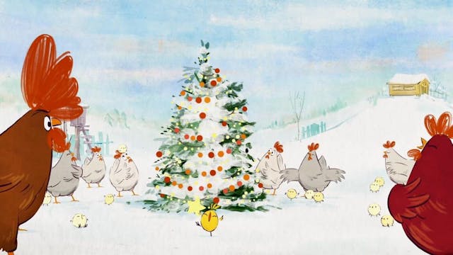 Dieren Vieren Kerst (kippen)