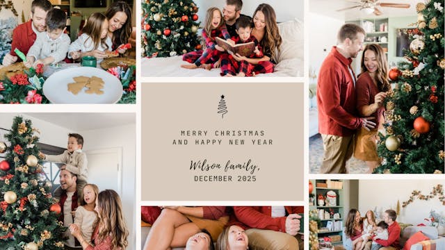 Ontwerpen van kerstkaarten met Canva