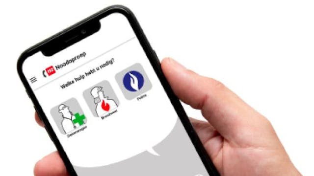 smartphone met 112 app