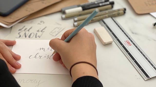 Workshop: Handletteren voor volwassenen