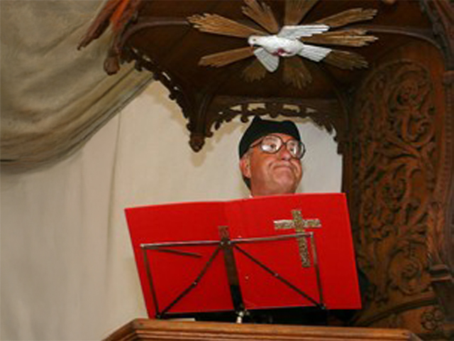 Donderpreek van den pastoor