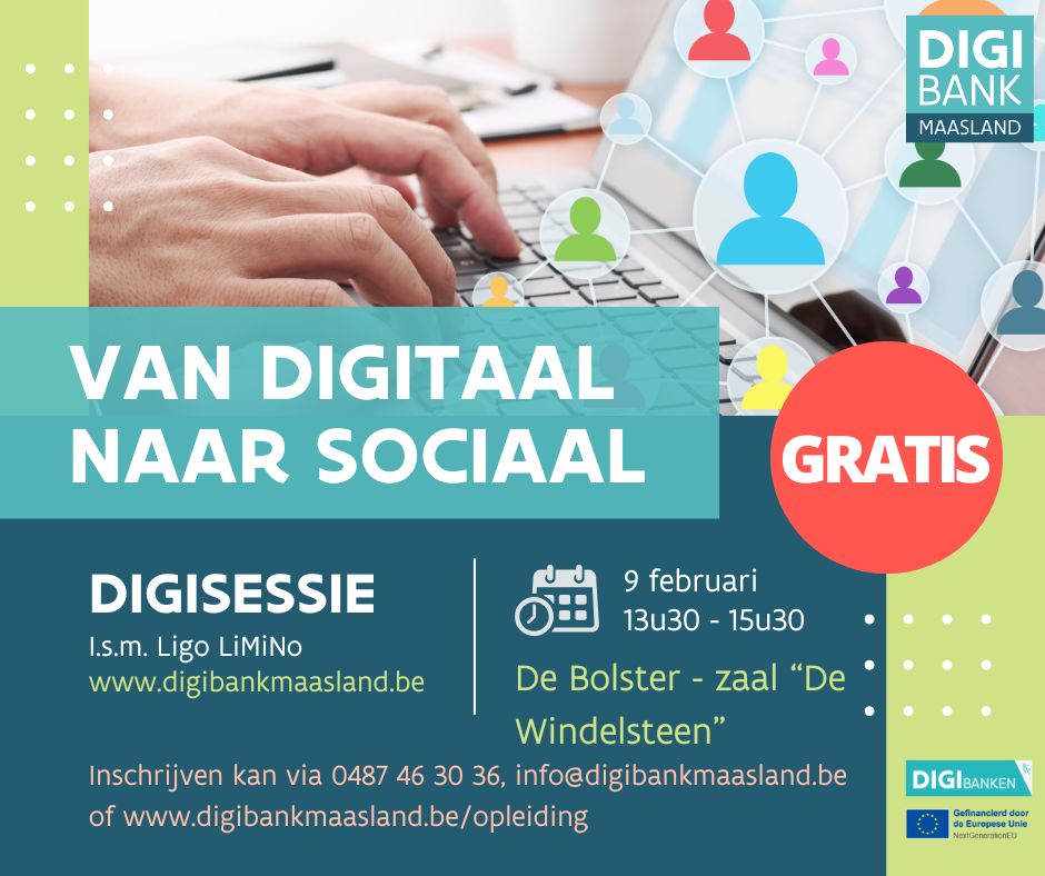 Digisessie: Van digitaal naar sociaal