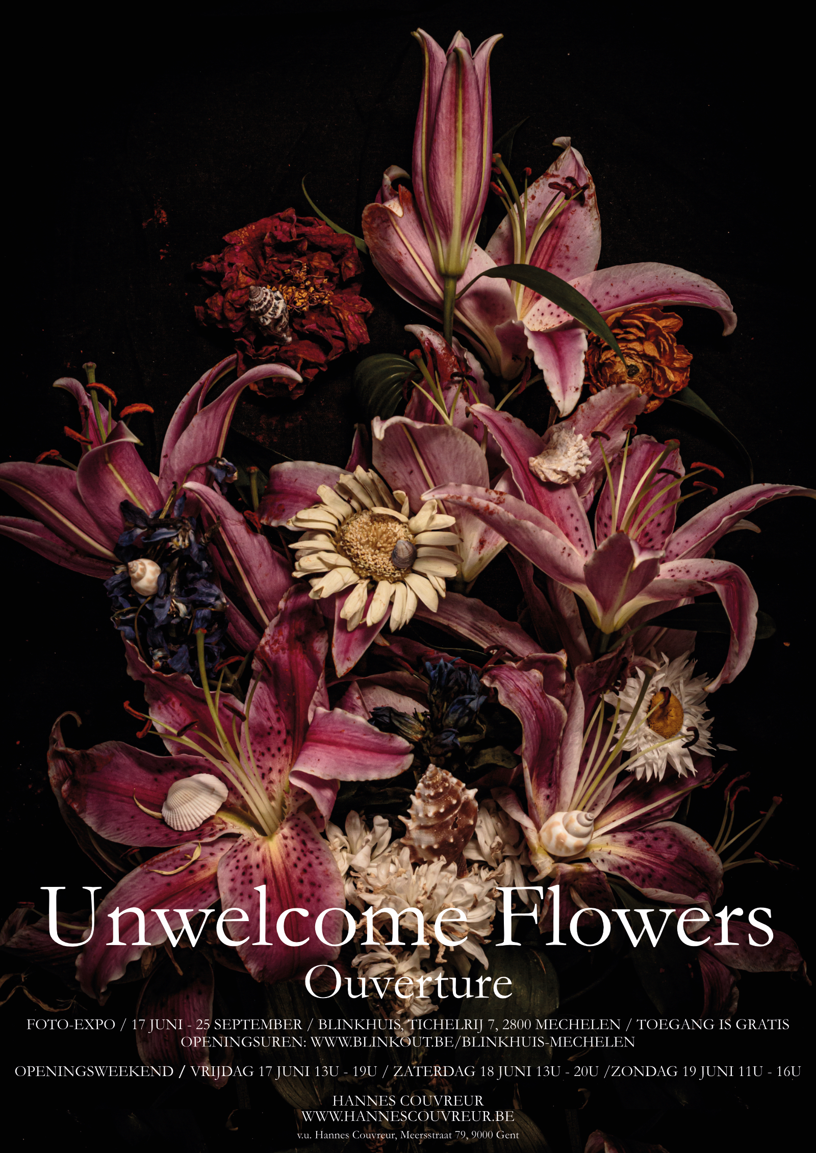 Openingsweekend Unwelcome Flowers - Ouverture - Fototentoonstelling Hannes Couvreur