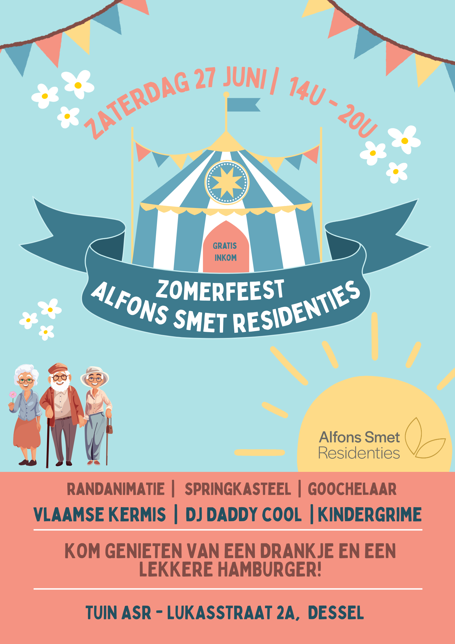 Zomerfeest Alfons Smet Residenties