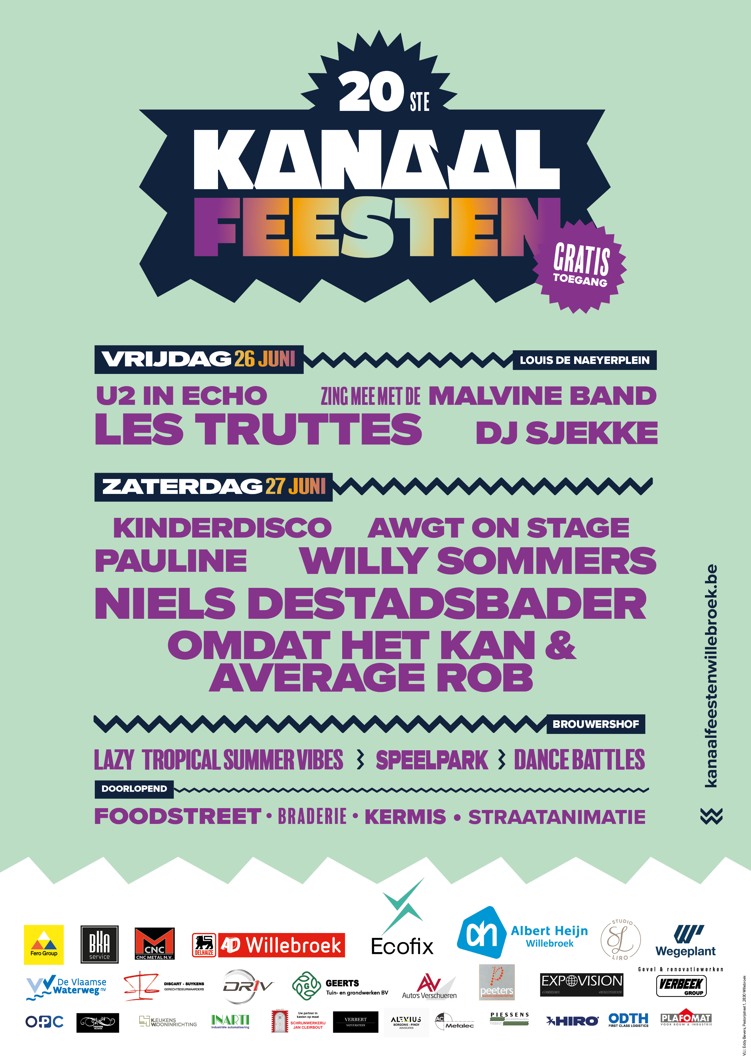 Affiche Kanaalfeesten 2026