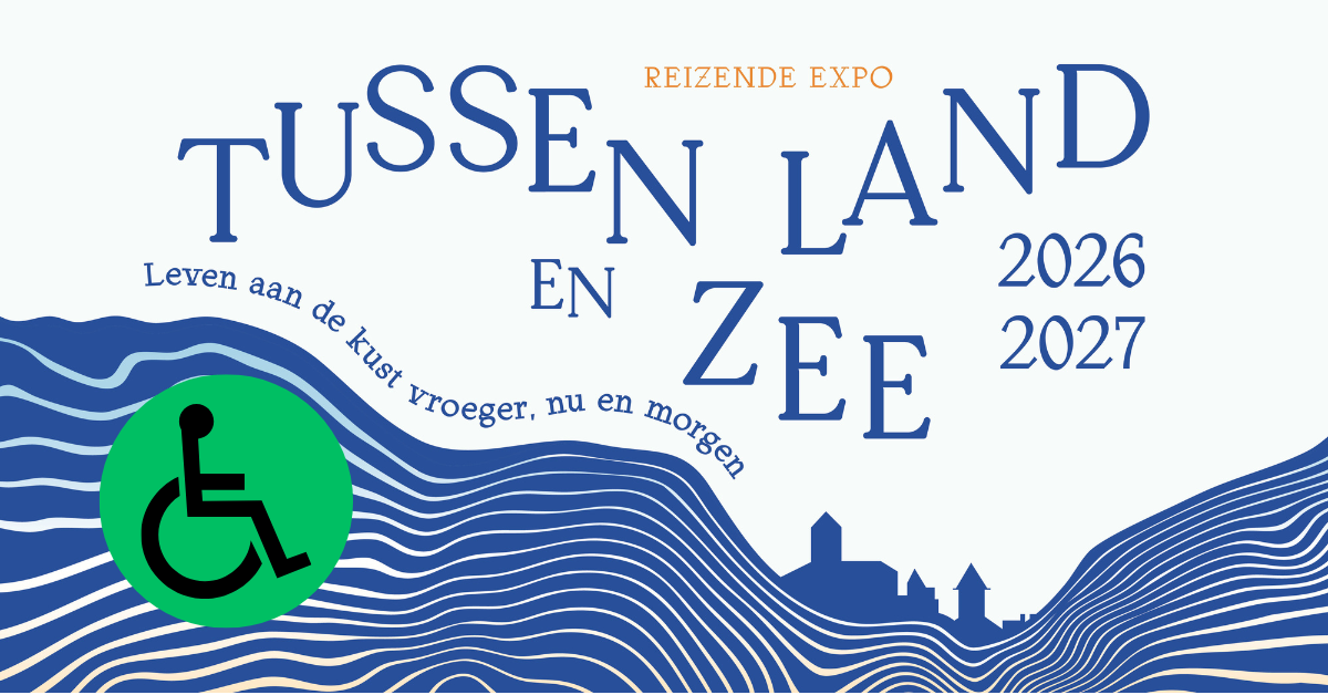 Campagnebeeld Tussen Land en Zee met toevoeging van rolstoel icoon