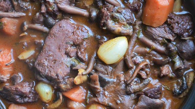 Vegan Paddo's Bourguignon