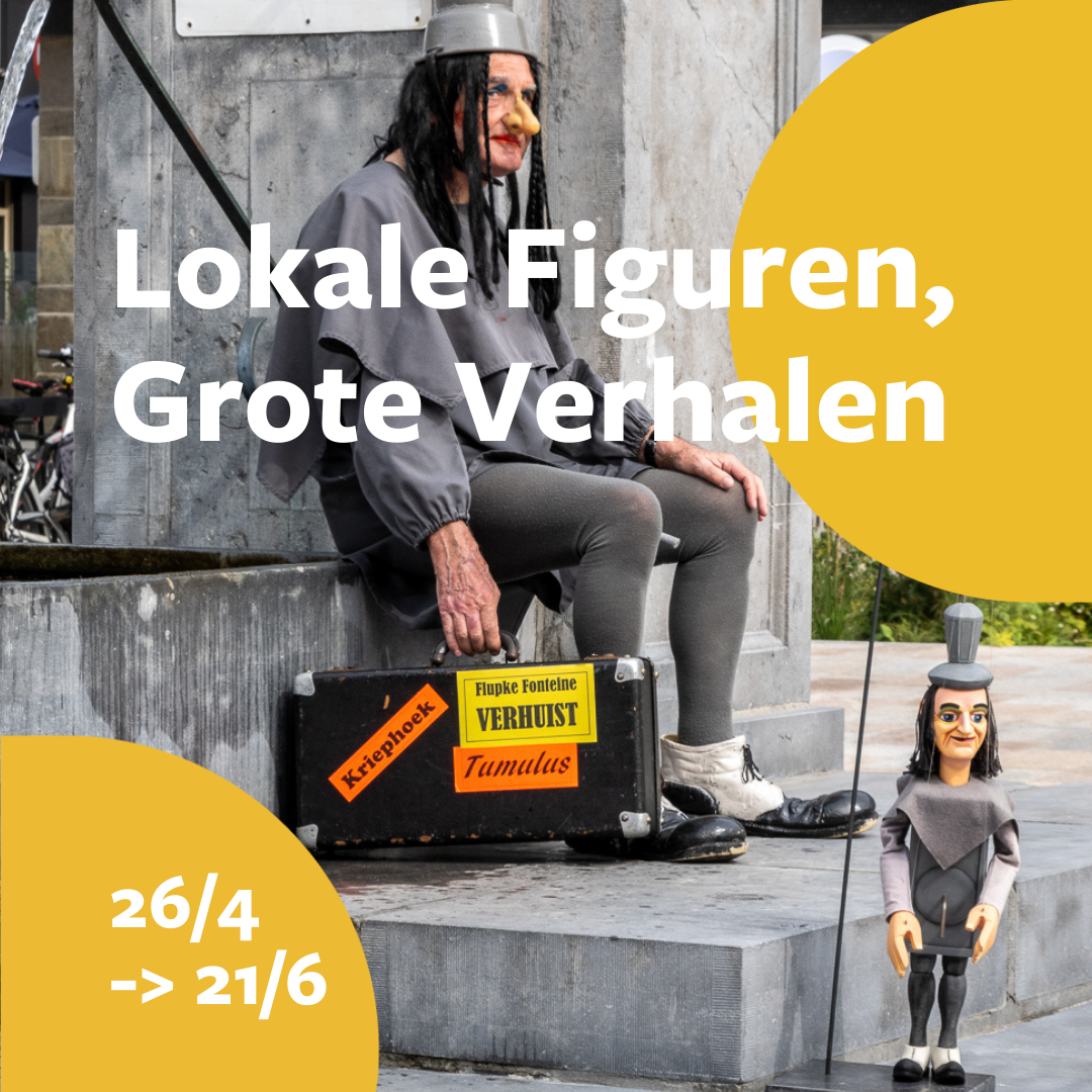 aankondiging Expo met foto Flupke Fonteine