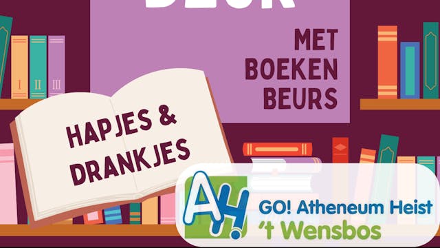 Opendeur met boekenbeurs