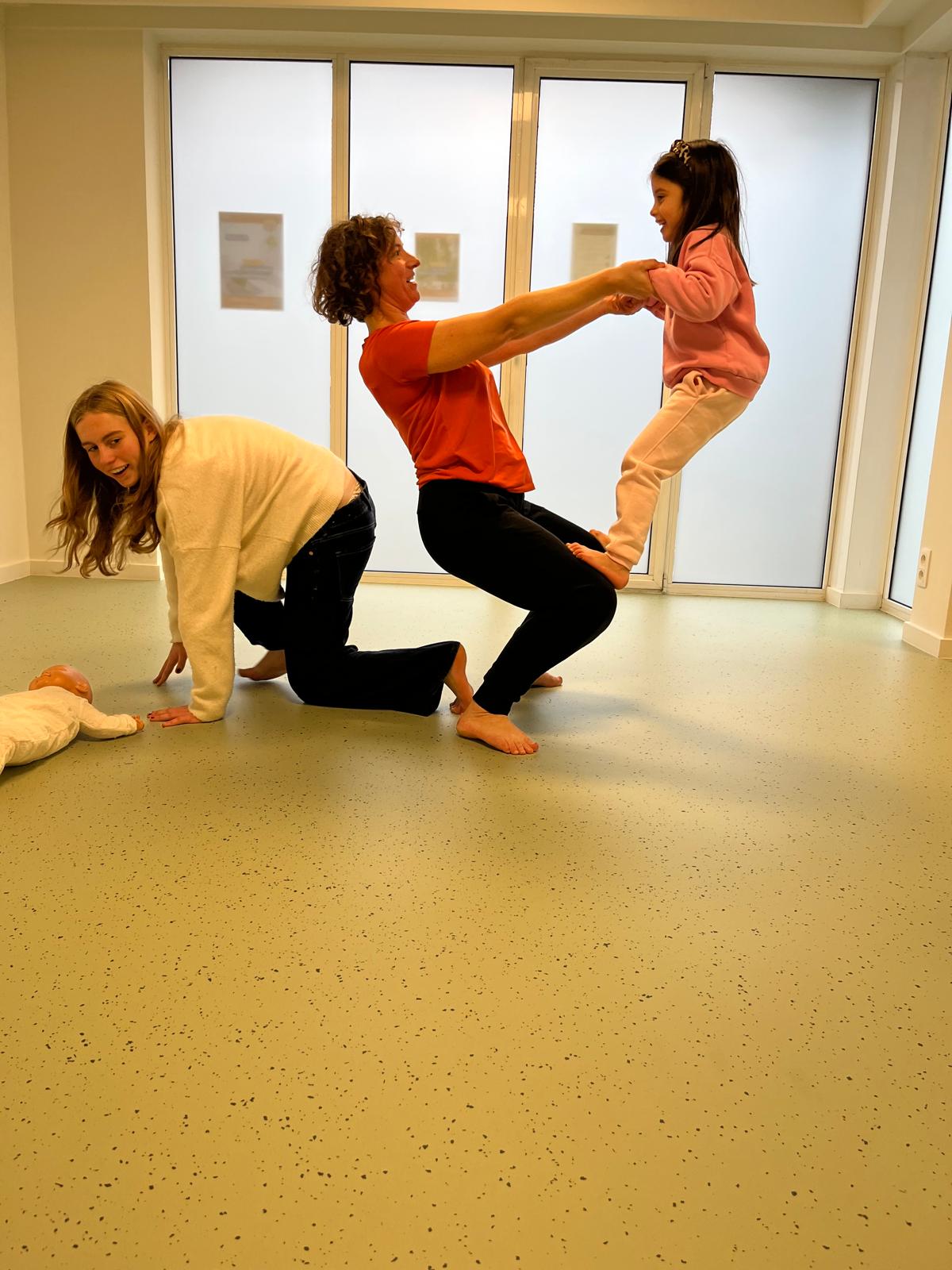 Knuffelturnen: "de vlag"