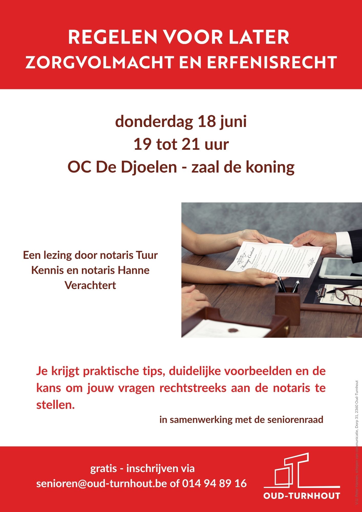 Regelen voor later