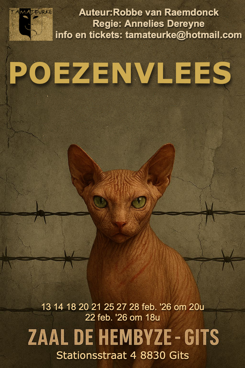 affiche Poezenvlees
