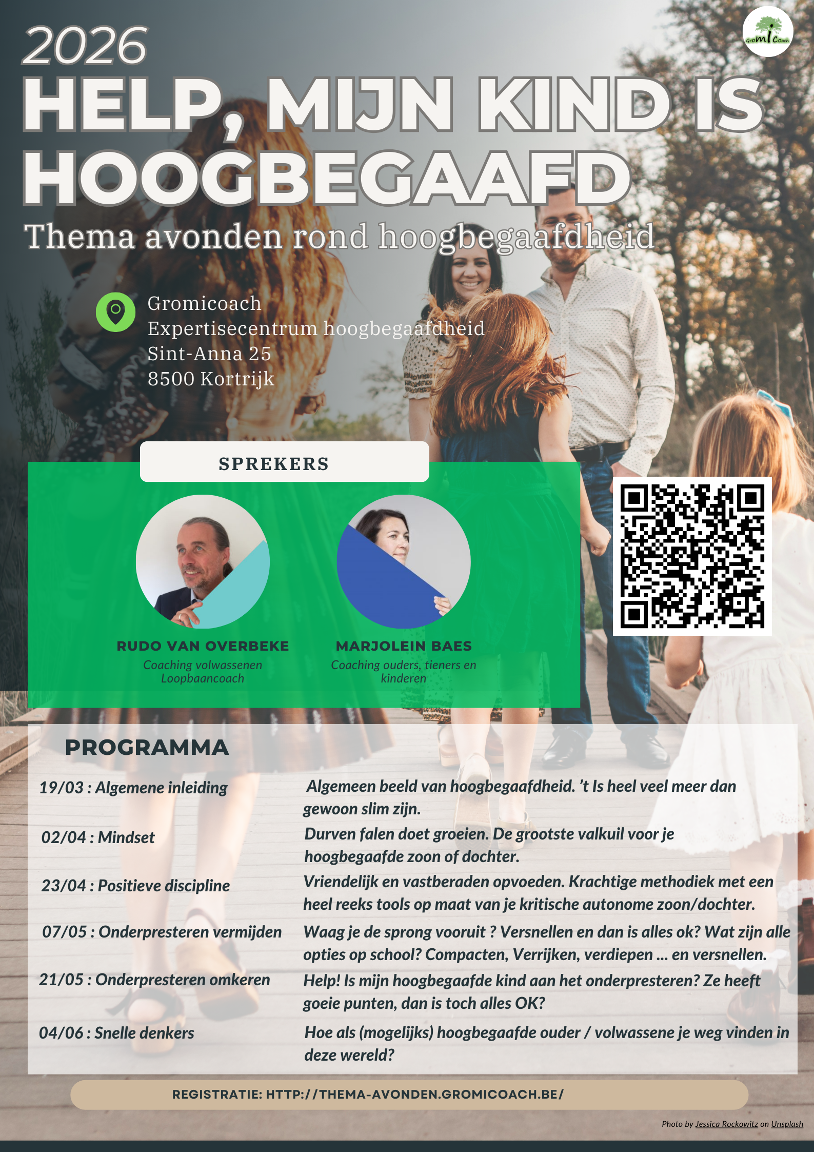 Themareeks voor ouders van hoogbegaafde kinderen