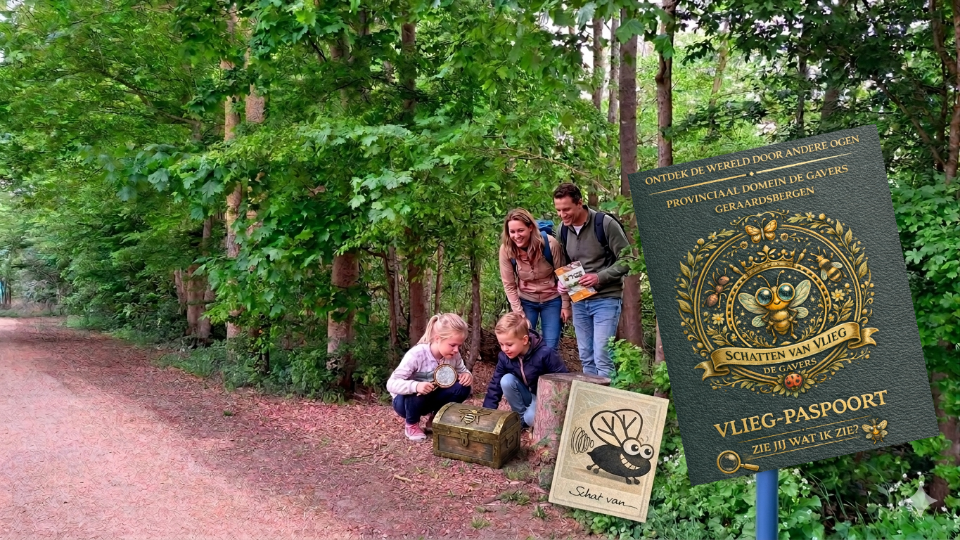 Schatten van Vlieg in domein De Gavers in Geraardsbergen