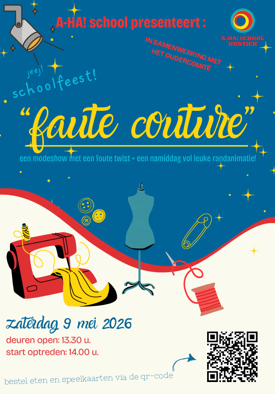 affiche schoolfeest
