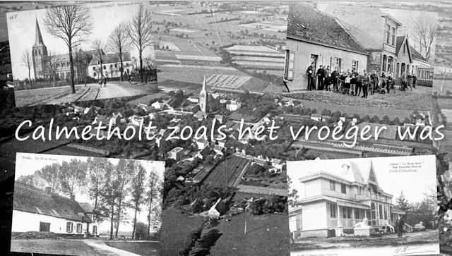 postkaart met verschillende zichten in Kalmthout