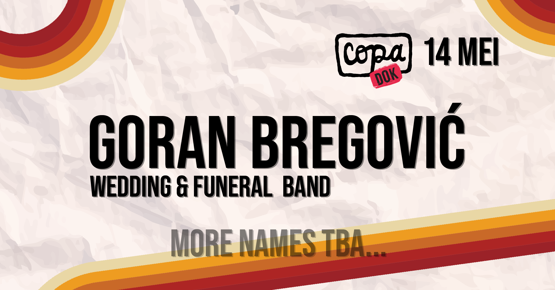 Copa DOK line-up 14 mei