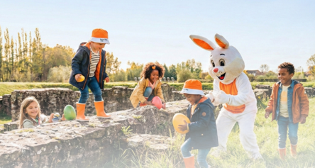 Paaseierenzoektocht (Deze foto is gegenereerd met AI)