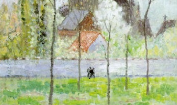 Zicht op het centrum vanuit "De Bres"