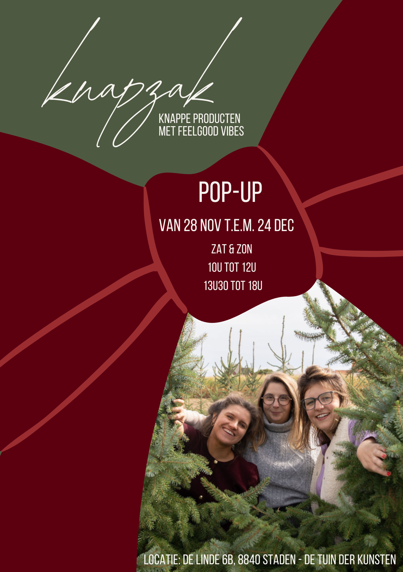 Flyer De Knapzak pop-up