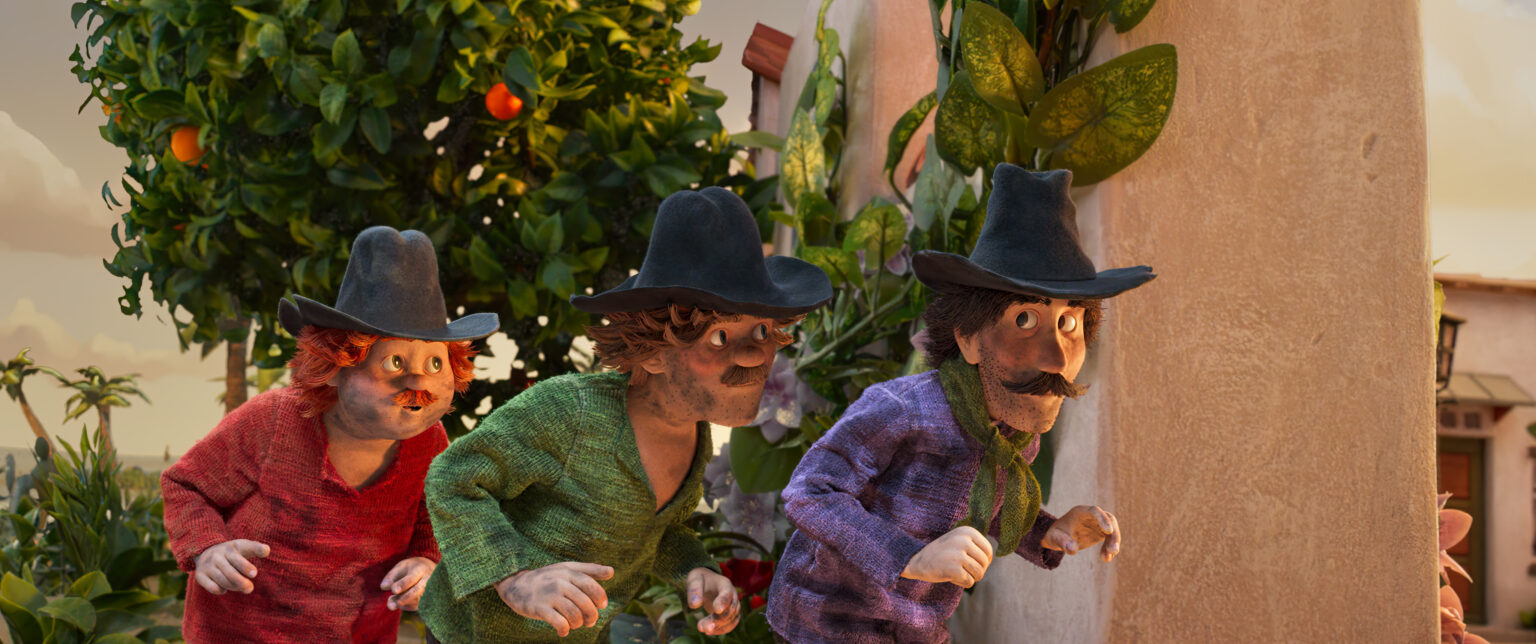 Drie rovers en een leeuw