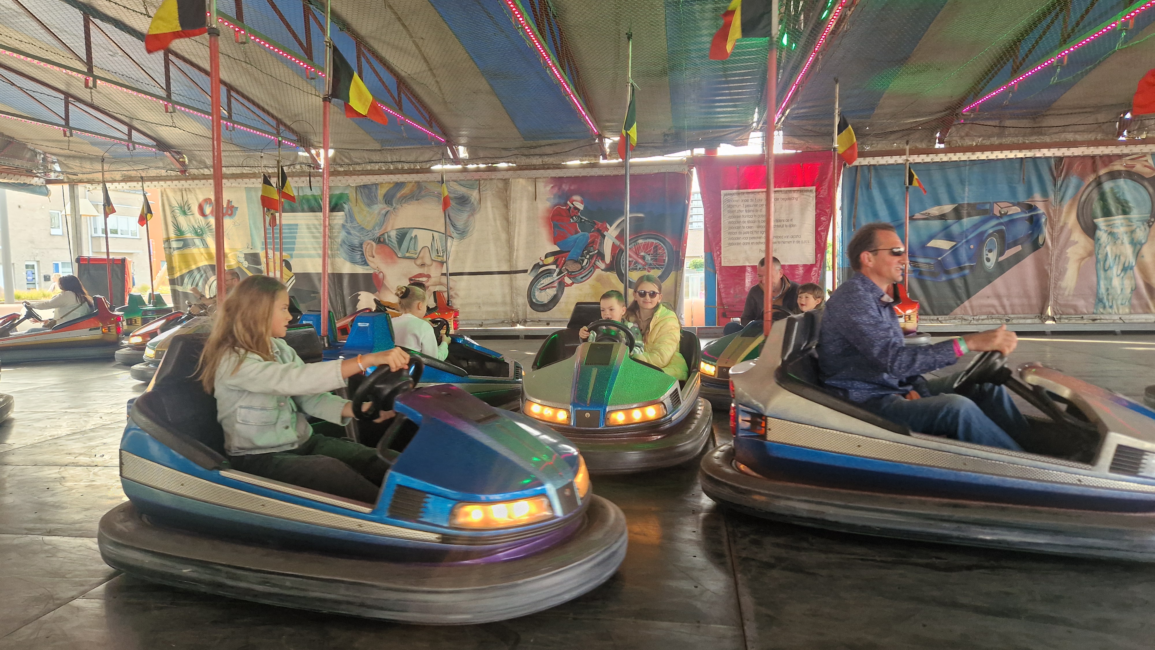 Autoscooter op de kermis