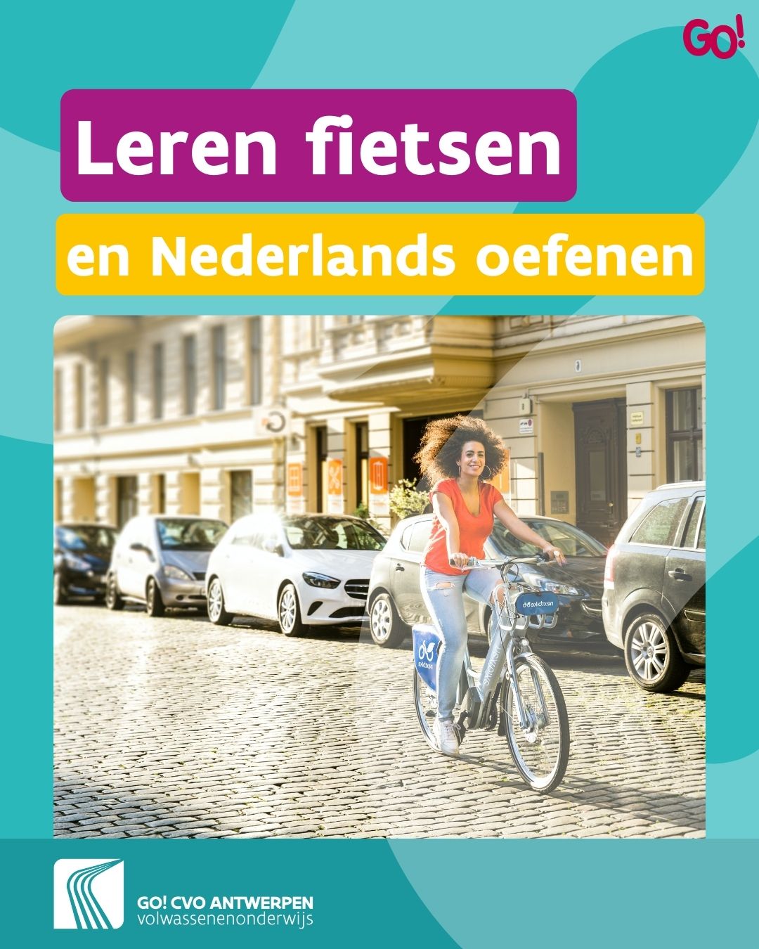 Fietsen en Nederlands oefenen