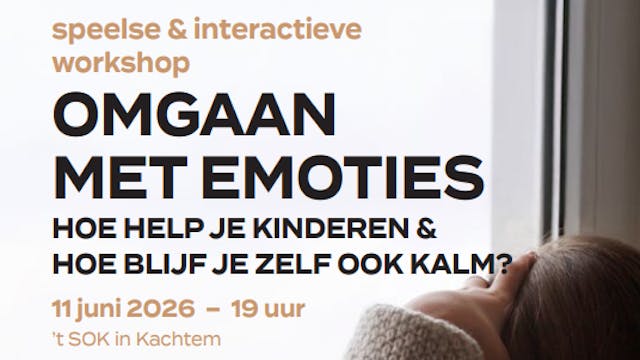 Workshop omgaan met emoties