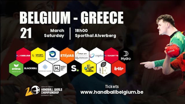 Banner België - Griekenland