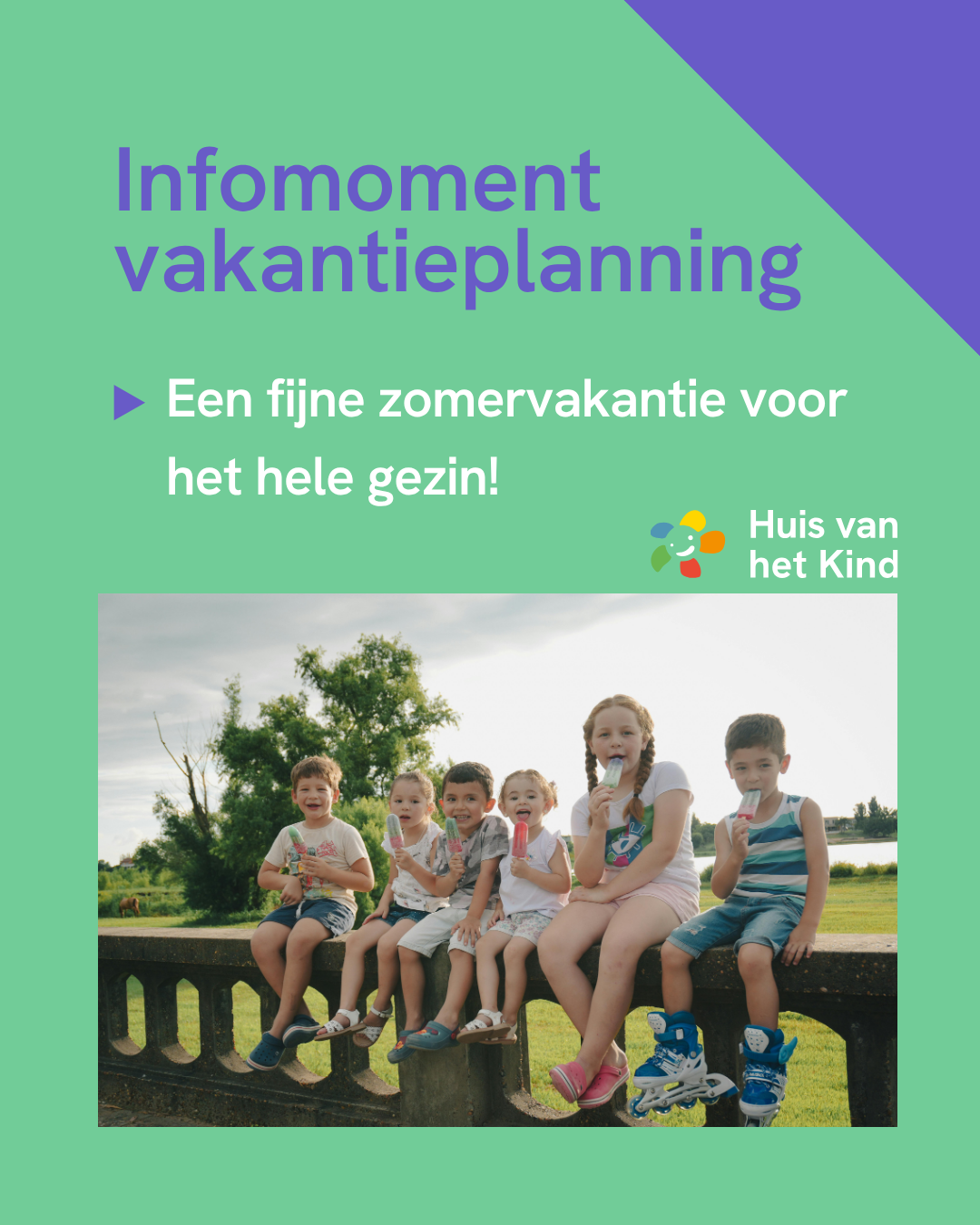 Infomoment vakantieplanning