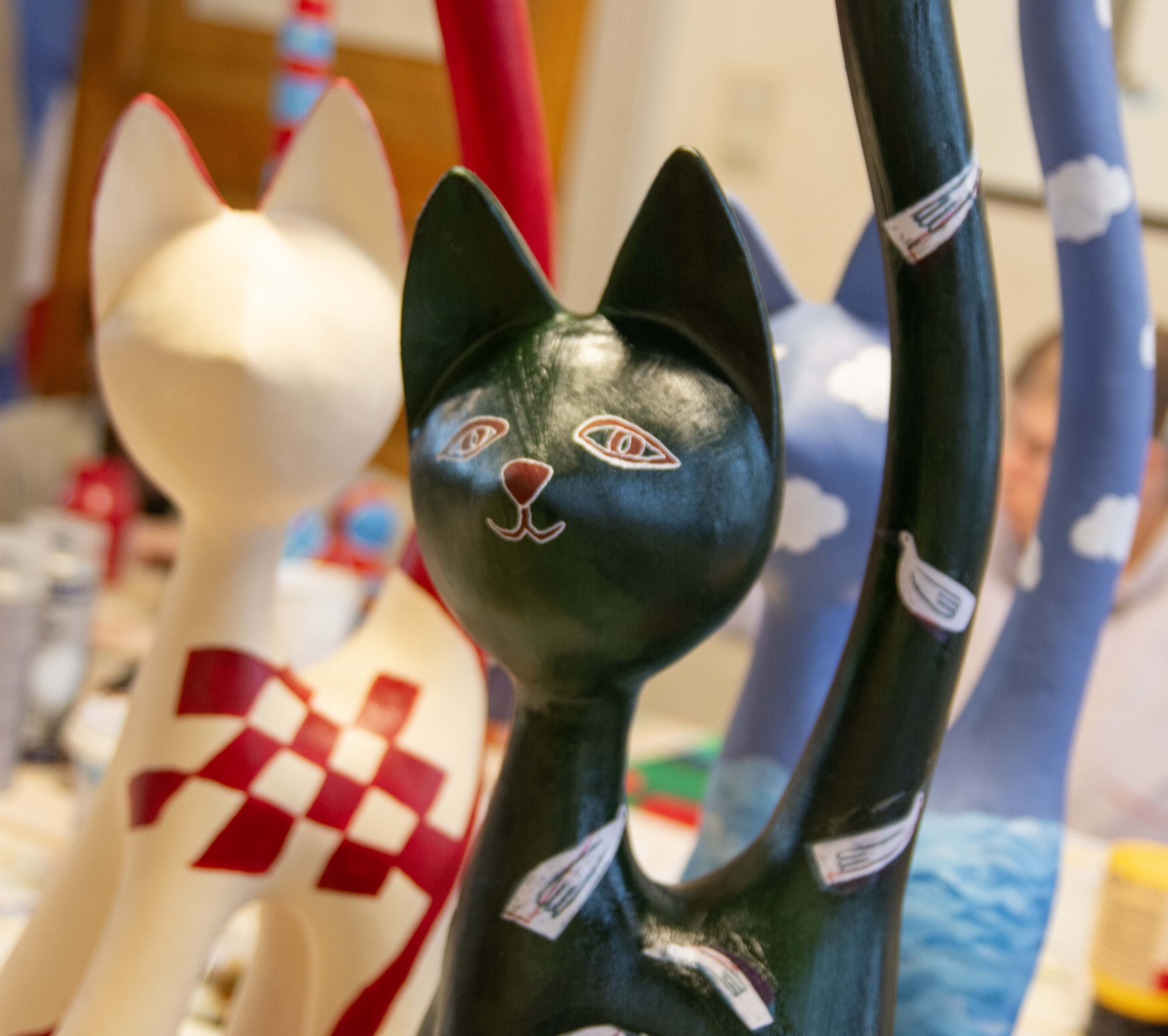 beelden uit de winkelwandelzoektocht van Sjarabang vzw