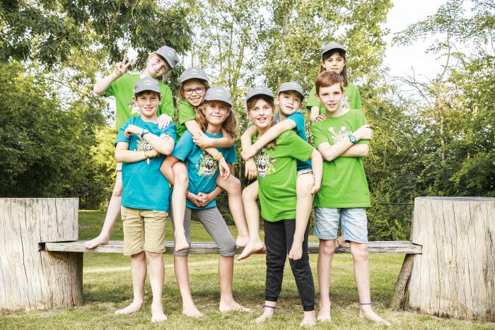 kinderen op kamp