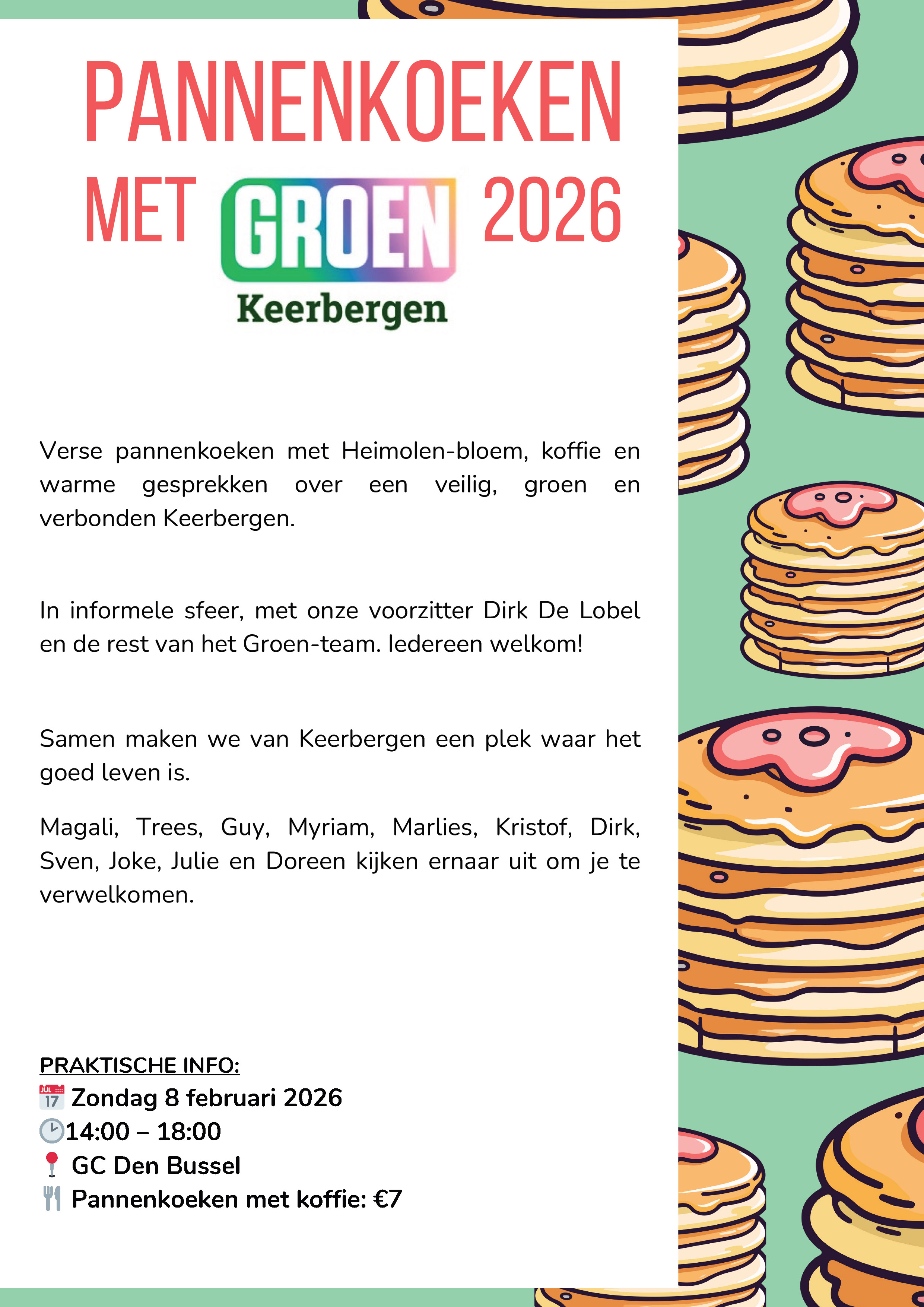 Pannenkoeken met Groen