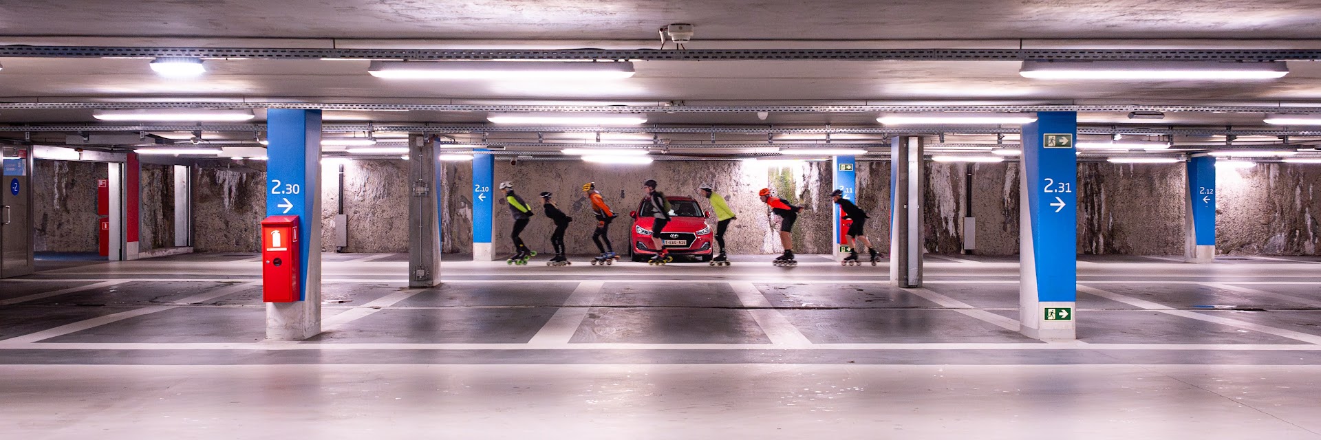 Skate ondergronds op 10.000m2 perfect verlicht & perfecte vloer