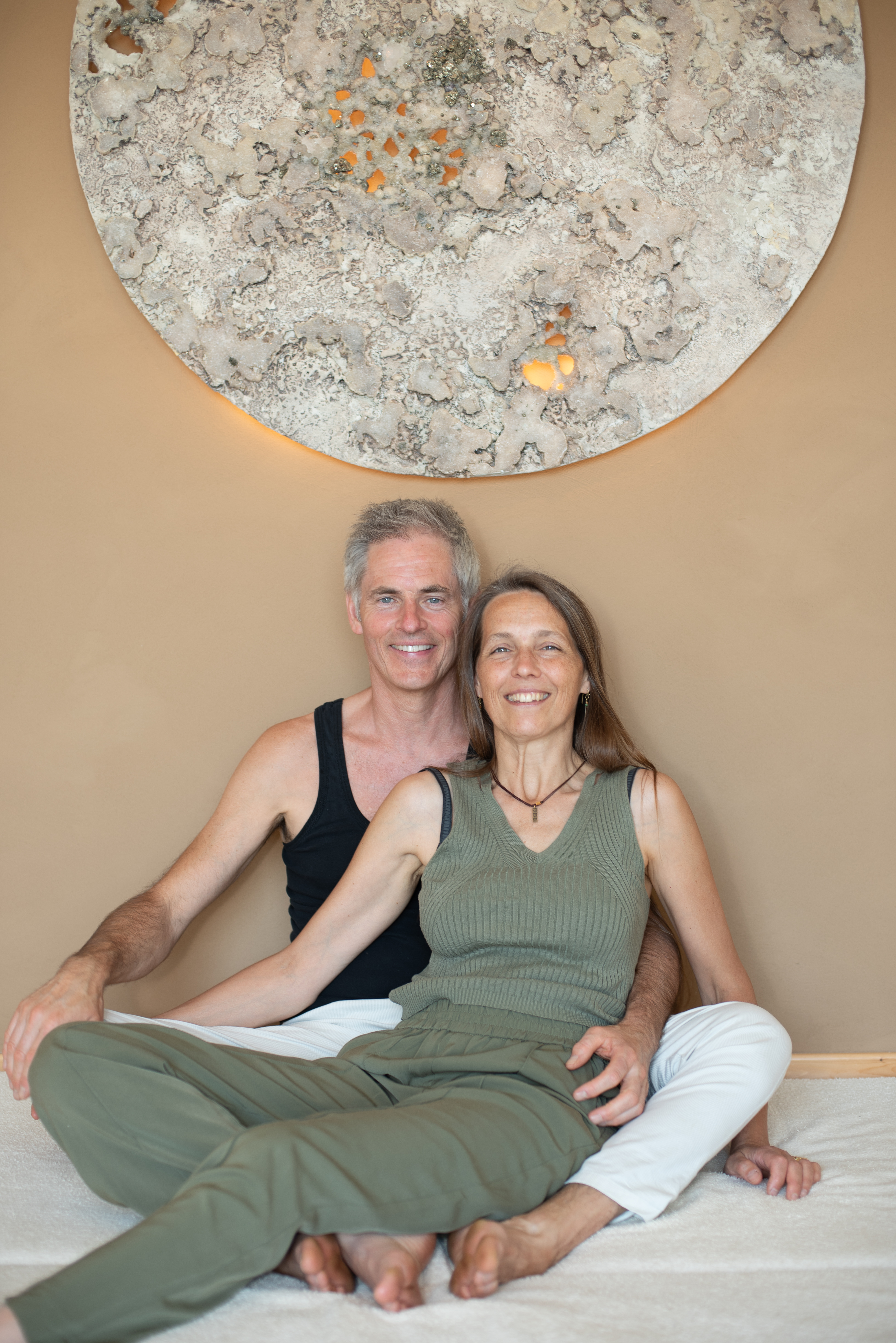 Greet en Erik bij kristal