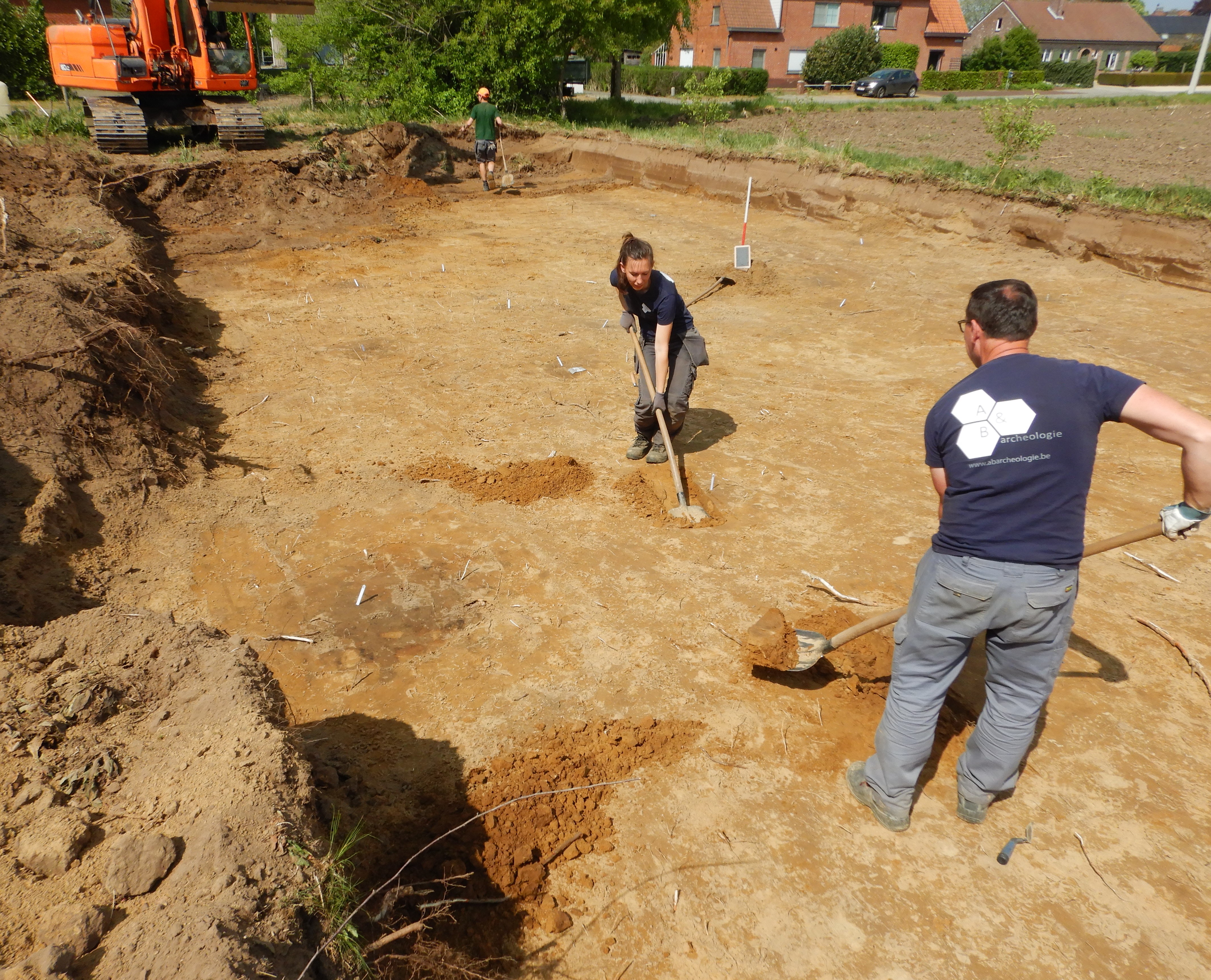 Archeologische opgravingen aan de Aardbezienstraat te Meerhout - artefacten expo