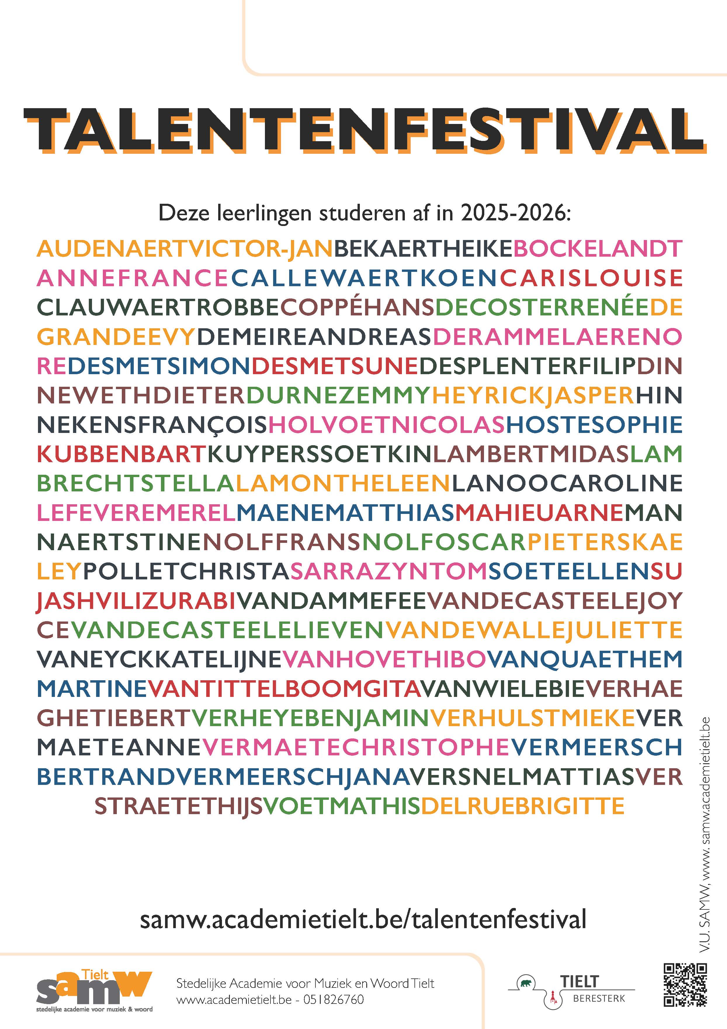 Affiche talentenfestival