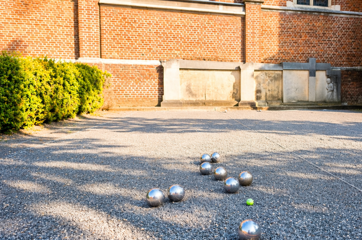petanque aan de kerk