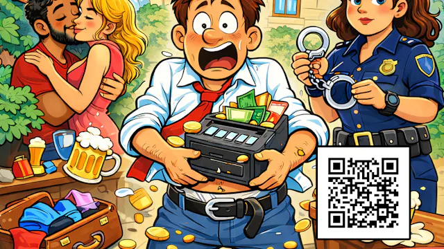 Affiche Hotel Kommer en Kwel Theatergroep Thea Muze