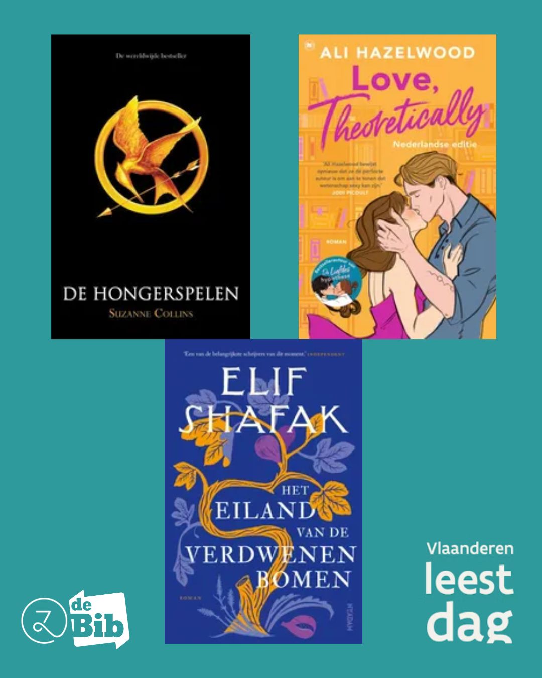 Boekkeuze voor de leesclub-avond op 23 april.