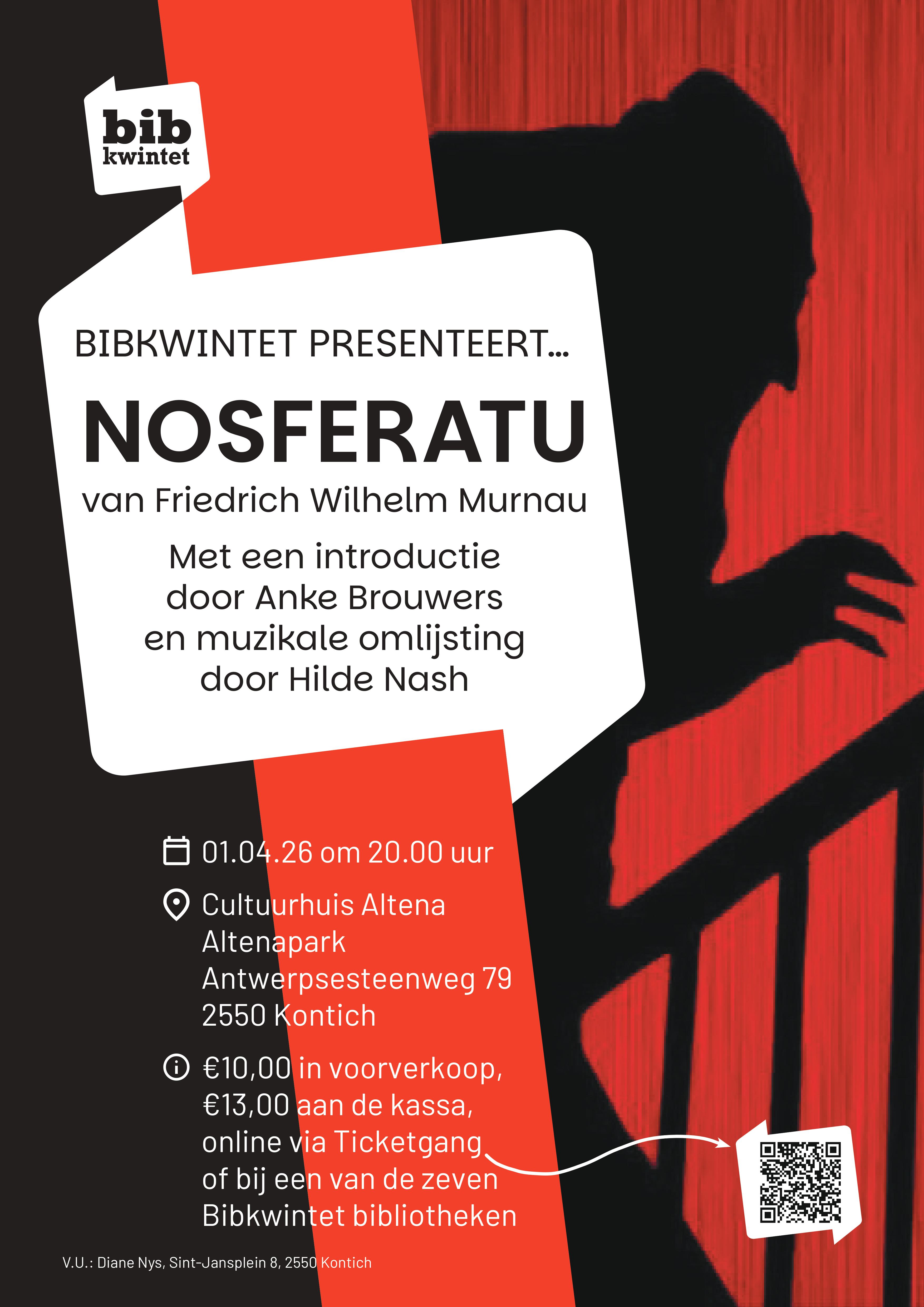 Affiche Filmavond Nosferatu