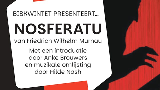 Affiche Filmavond Nosferatu