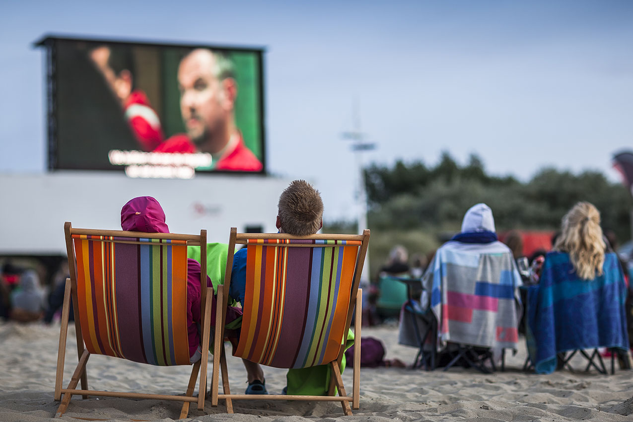 Filmophetstrand Zeebrugge