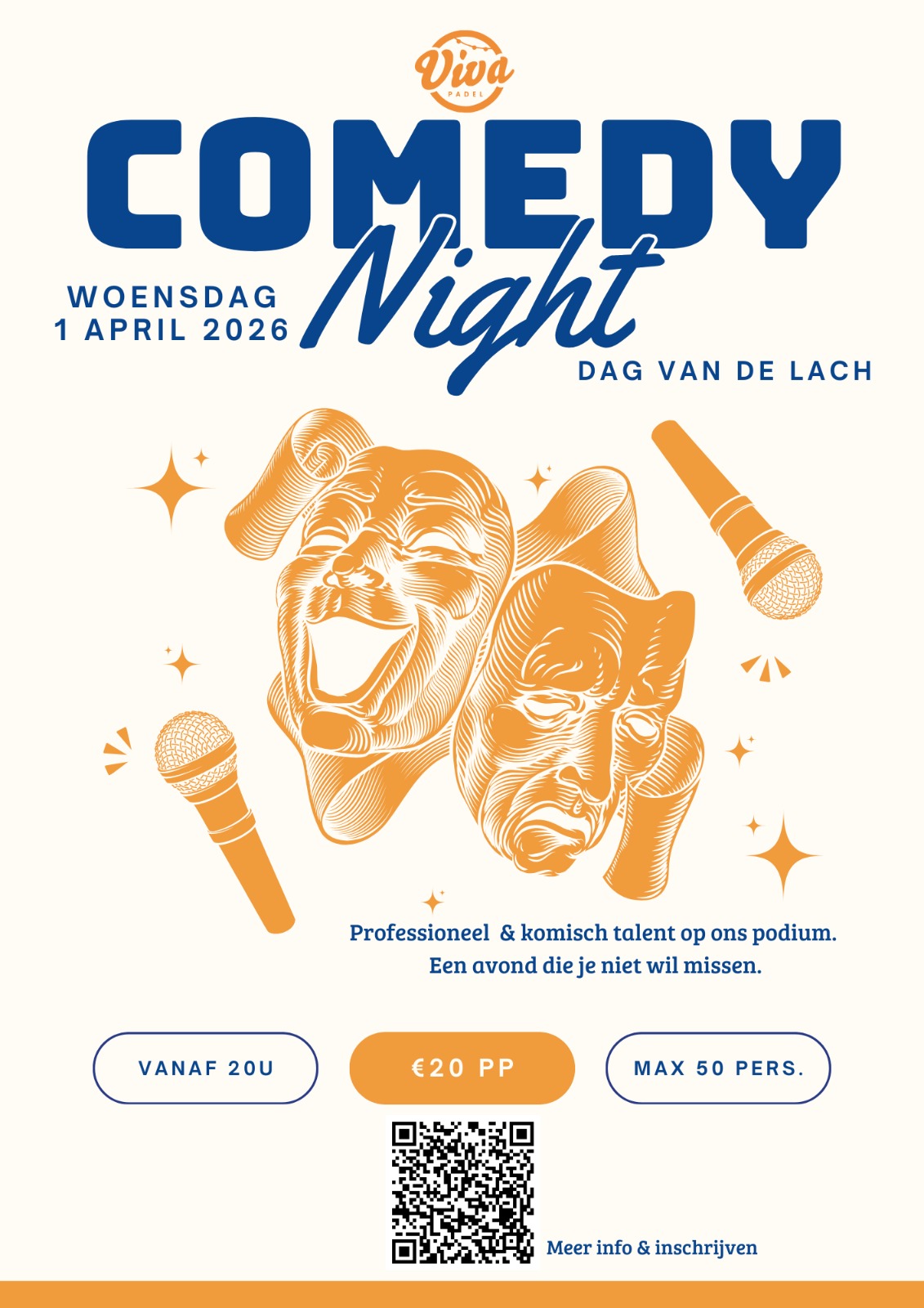 1 ste Comedynight Viva Padel