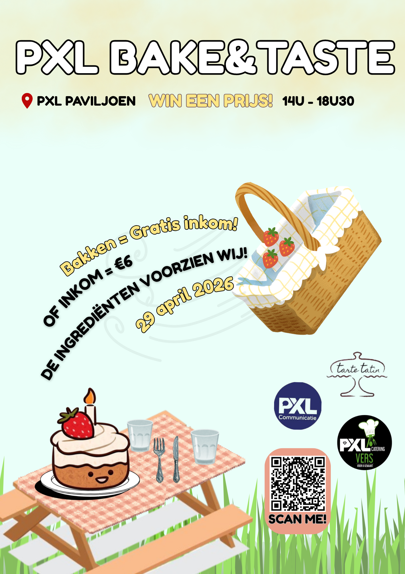 Poster van PXL Bake&Taste