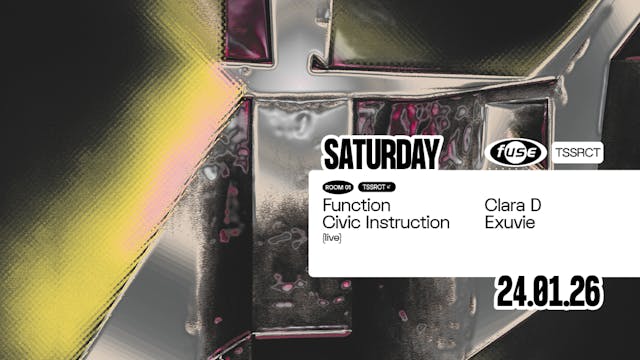 Fuse presents: TSSRCT w/ Function & Civic Instruction (live)