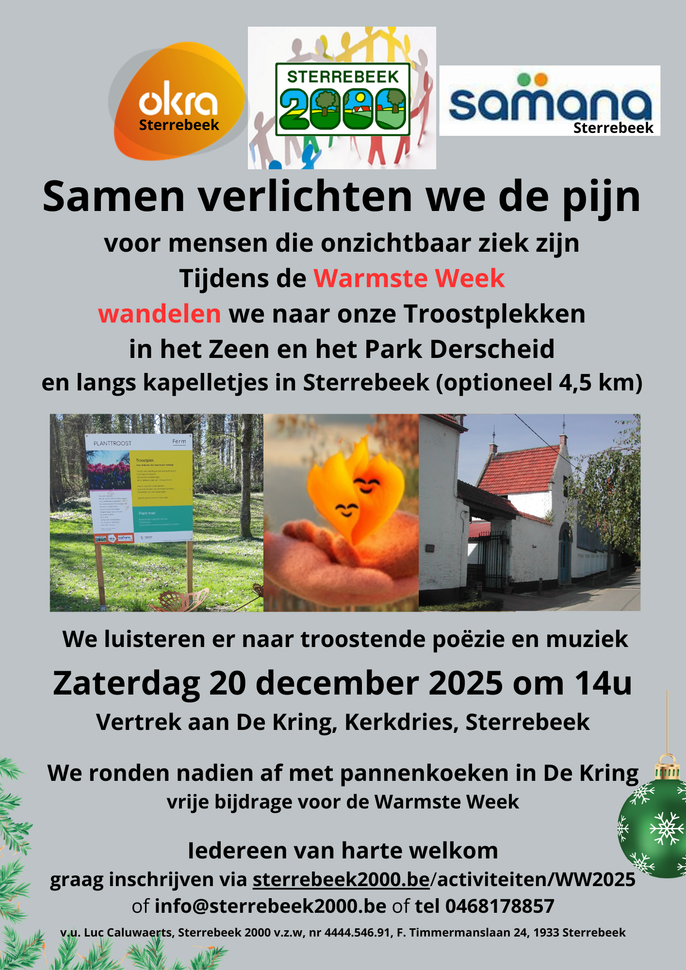 Affiche troostplekwandeling
