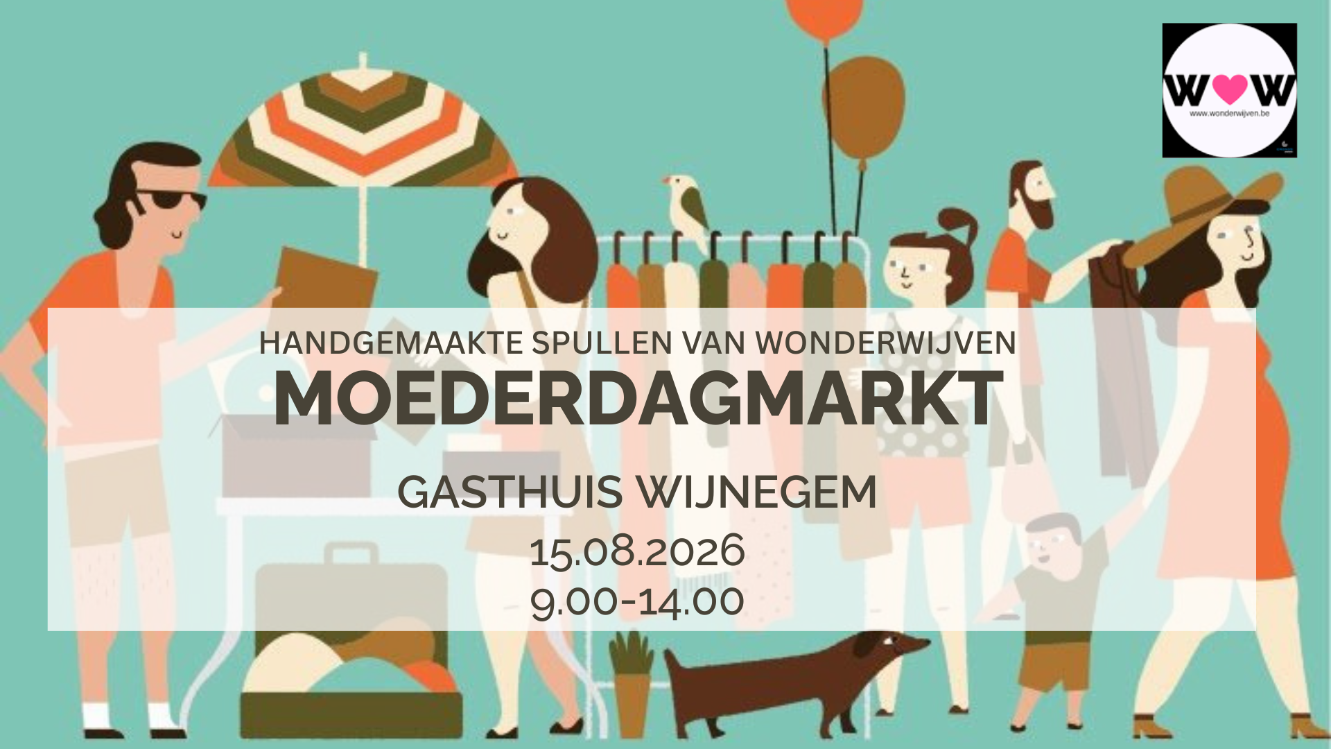 Moederdagmarkt 15.08.2026