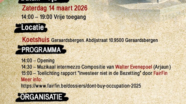 flyer Palestina Café